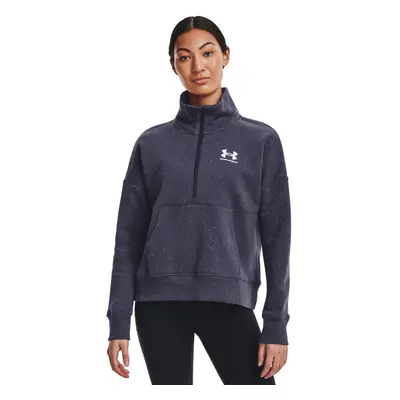 Dámská tréninková mikina s 1 2 zipem UNDER ARMOUR Rival Fleece HZ-GRY-1373030-558