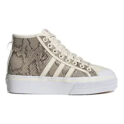 Dámská vycházková obuv ADIDAS ORIGINALS Nizza Platform Mid wonder white wonder white core black