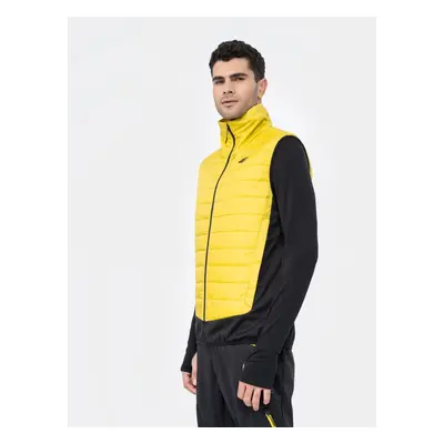 Pánská turistická vesta 4F MENS VEST BZM060-45S-CANARY GREEN