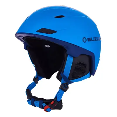 Lyžařská přilba BLIZZARD Double ski helmet, blue matt dark blue, big logo