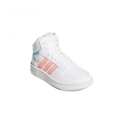 Dívčí rekreační obuv ADIDAS Hoops Mid 3.0 K cloud white acid red sky rush