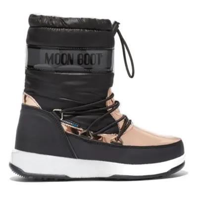 Dívčí kotníkové zimní boty MOON BOOT Girl Soft Jr black copper