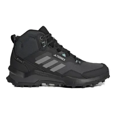 Členková turistická obuv ADIDAS Terrex AX4 Mid GTX core black grey three mint ton