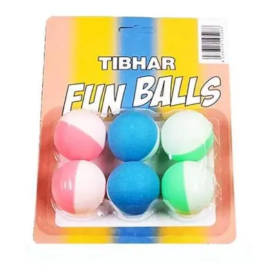 Stolní tenisové míčky TIBHAR Tibhar Funballs, x6, bicoloured