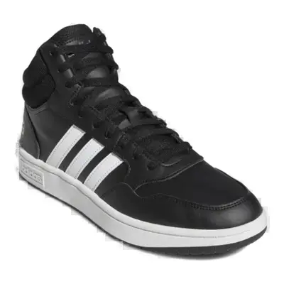 Pánská rekreační obuv ADIDAS Hoops 3.0 Mid core black cloud white grey six