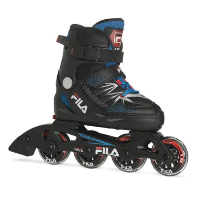 Juniorské kolečkové brusle FILA SKATES X-ONE BLACK BLUE RED