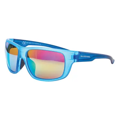 Sportovní brýle BLIZZARD Sun glasses PCS708120, rubber trans. light blue , 75-18-140