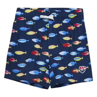 Chlapecké plavky COLOR KIDS Swim Shorts - AOP, goji berry