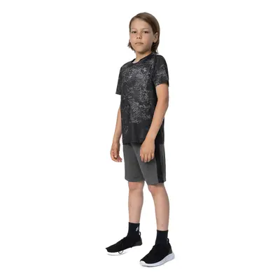 Chlapecké tréninkové kraťasy 4F JUNIOR SHORTS FNK M153-23M-DARK GREY MELANGE