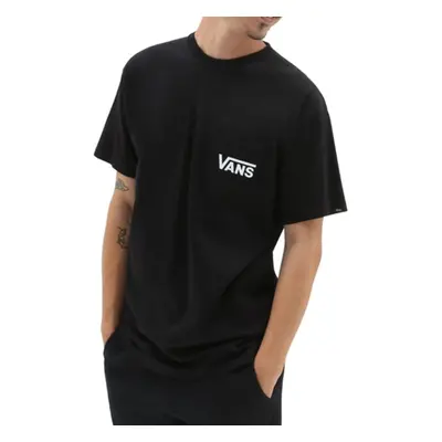 Pánské triko s krátkým rukávem VANS STYLE 76 BACK SS TEE-BLACK-WHITE