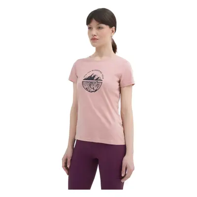 Dámské turistické triko s krátkým rukávem 4F TSHIRT F348-56S-LIGHT PINK