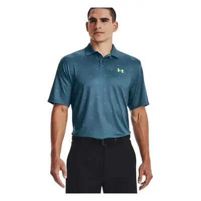 Pánské golfové polo triko s krátkým rukávem UNDER ARMOUR UA Perf 3.0 Deuces Polo-BLU