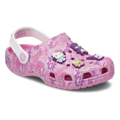 Dívčí kroksy (rekreační obuv) CROCS Classic Hello Kitty Clog pink