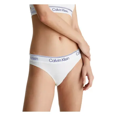 Dámské kalhotky CALVIN KLEIN TANGA-000QF7189E-100-White