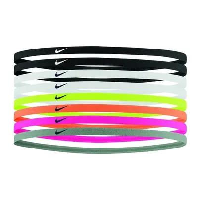 Čelenka NIKE SKINNY HEADBANDS 8PK BK BK WH