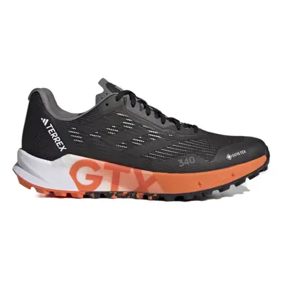 Pánská běžecká trailová obuv ADIDAS Terrex Agravic Flow 2 GTX core black core black orange