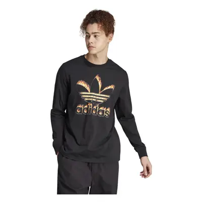 Pánské triko s krátkým rukávem ADIDAS ORIGINALS TS FIRE LS TEE-IL5196-black