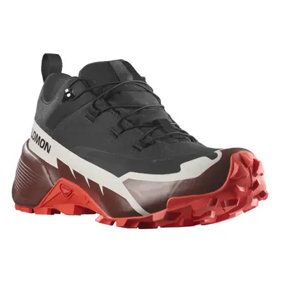 Pánska bežecká trailová obuv SALOMON Cross Hike 2 GTX black bitter chocolate fiery red