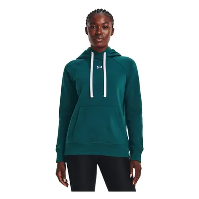 Dámská tréninková mikina s kapucí UNDER ARMOUR Rival Fleece HB Hoodie-GRN-1356317-716