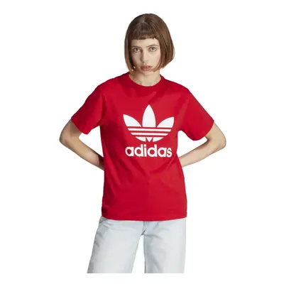 Dámské triko s krátkým rukávem ADIDAS ORIGINALS TREFOIL TEE-IK4038-better scarlet