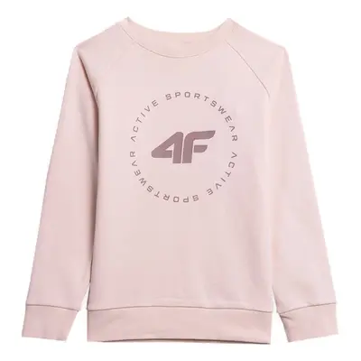 Dívčí mikina 4F JUNIOR SWEATSHIRT-JAW23TSWSF637-12S-CREME