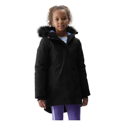 Dívčí bunda 4F JUNIOR JACKET-JAW23TJACF106-21S-BLACK