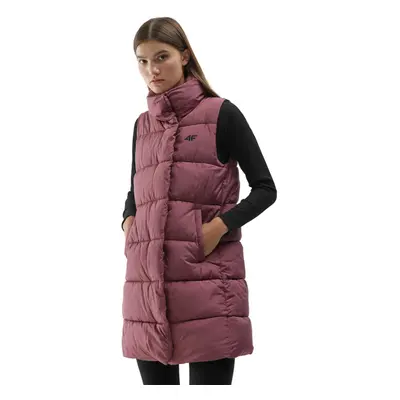 Dámská vesta 4F VEST-AW23TVESF076-53S-DARK PINK