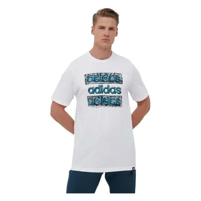 Pánské triko s krátkým rukávem ADIDAS M DOODLE MLT T-HY1338-white