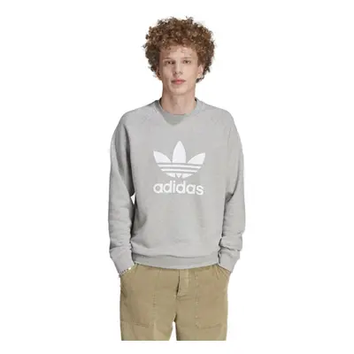 Pánská mikina ADIDAS ORIGINALS TREFOIL CREW-IM4501-medium grey heather