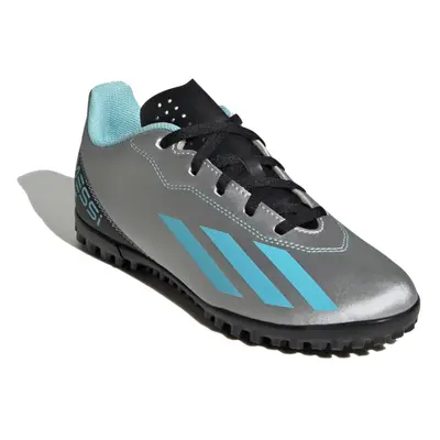 Juniorské fotbalové kopačky turfy ADIDAS X CRAZYFAST MESSI 4 SILVMT BLIBLU CBLACK_IE4068_tf