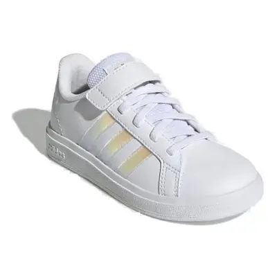 Dívčí rekreační obuv ADIDAS GRAND COURT 2.0 EL FTWWHT IRIDES FTWWHT