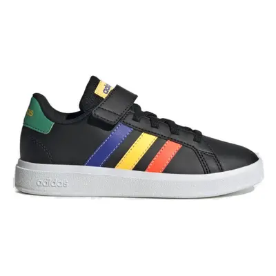 Chlapecká rekreační obuv ADIDAS GRAND COURT 2.0 EL CBLACK LUCBLU COUGRN