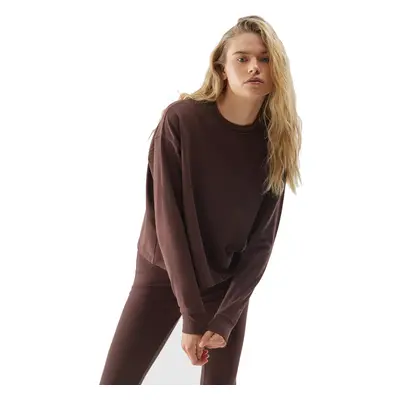 Dámská mikina 4F SWEATSHIRT-AW23TSWSF699-81S-BROWN