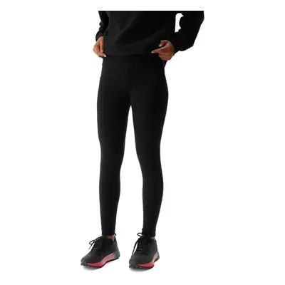 Dívčí turistické legíny 4F JUNIOR TIGHTS FNK-JAW23TFTIF148-21S-BLACK