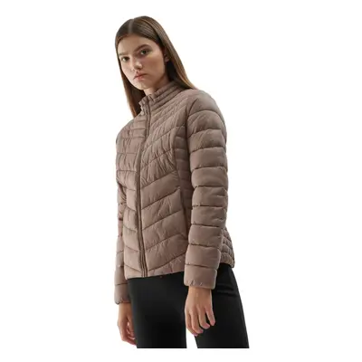 Dámská bunda 4F DOWN JACKET-AW23TDJAF224-82S-LIGHT BROWN