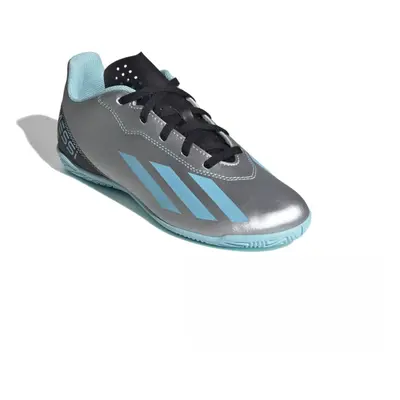 Juniorské fotbalové kopačky turfy ADIDAS X CRAZYFAST MESSI 4 SILVMT BLIBLU CBLACK_IE4070_tf