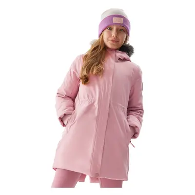 Dívčí bunda 4F JUNIOR JACKET-JAW23TJACF106-56S-LIGHT PINK