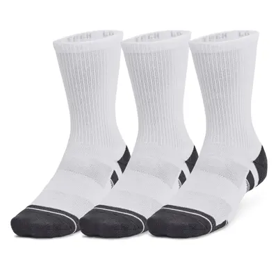 Ponožky UNDER ARMOUR UA Performance Tech 3 pack Crew-WHT