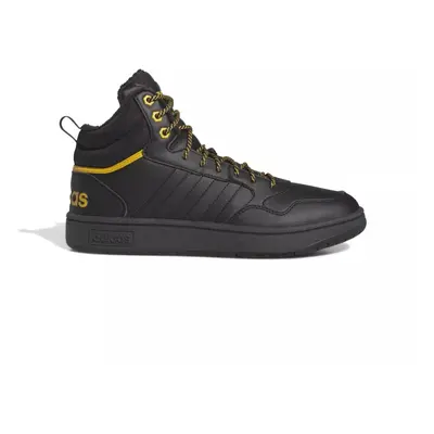 Pánské kotníkové zimní boty ADIDAS Hoops 3.0 Mid WTR core black core black preloved yellow