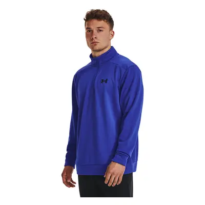 Pánska zateplená tréningová mikina s 1 2 zipsom UNDER ARMOUR UA Armour Fleece 1 4 Zip-BLU