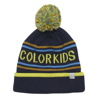 Juniorská zimní čepice COLOR KIDS Hat logo CK, sulphur spring