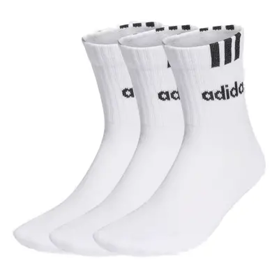 Ponožky ADIDAS CUSH HALF CRW C 3S LIN 3 PACK-WHITE WHITE WHITE