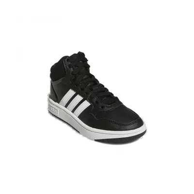 Juniorská rekreační obuv ADIDAS Hoops Mid 3.0 K core black cloud white grey six