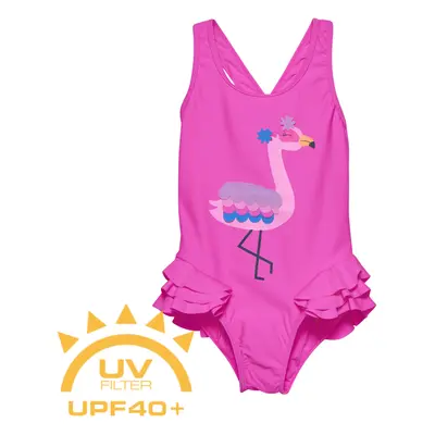 Dívčí plavky COLOR KIDS BABY Swimsuit W. Application 5590-Sugar Pink