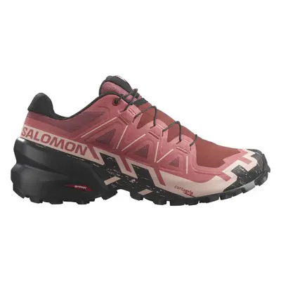 Dámská běžecká trailová obuv SALOMON Speedcross 6 W cow hide black english rose