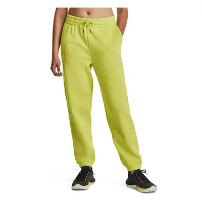 Dámské tepláky UNDER ARMOUR Essential Fleece Joggers-YLW