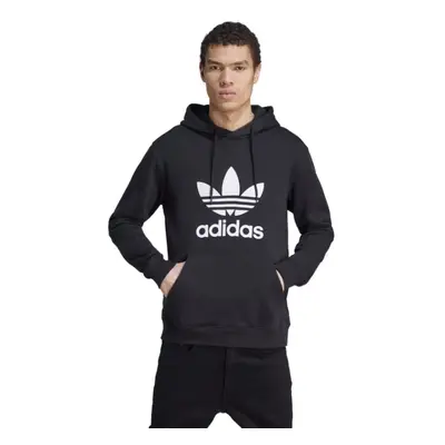 Pánská mikina s kapucí ADIDAS ORIGINALS TREFOIL HOODY-IM4489-black white