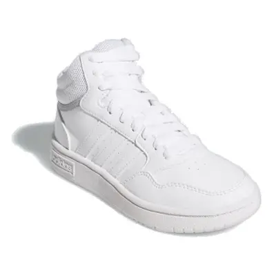 Juniorská rekreační obuv ADIDAS Hoops 3.0 Mid K cloud white cloud white grey two