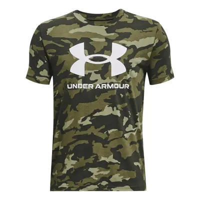 Chlapecké tričko s krátkým rukávem UNDER ARMOUR UA SPORSTYLE LOGO AOP SS-GRN