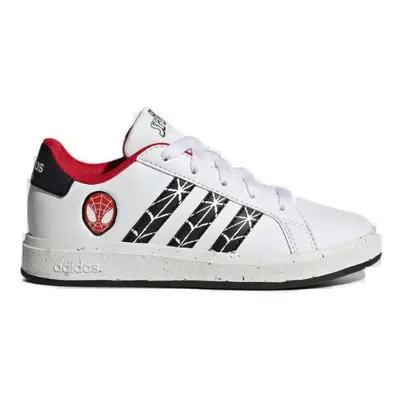 Chlapecká rekreační obuv ADIDAS Grand Court X Marvel Spider-man white core black scarlet